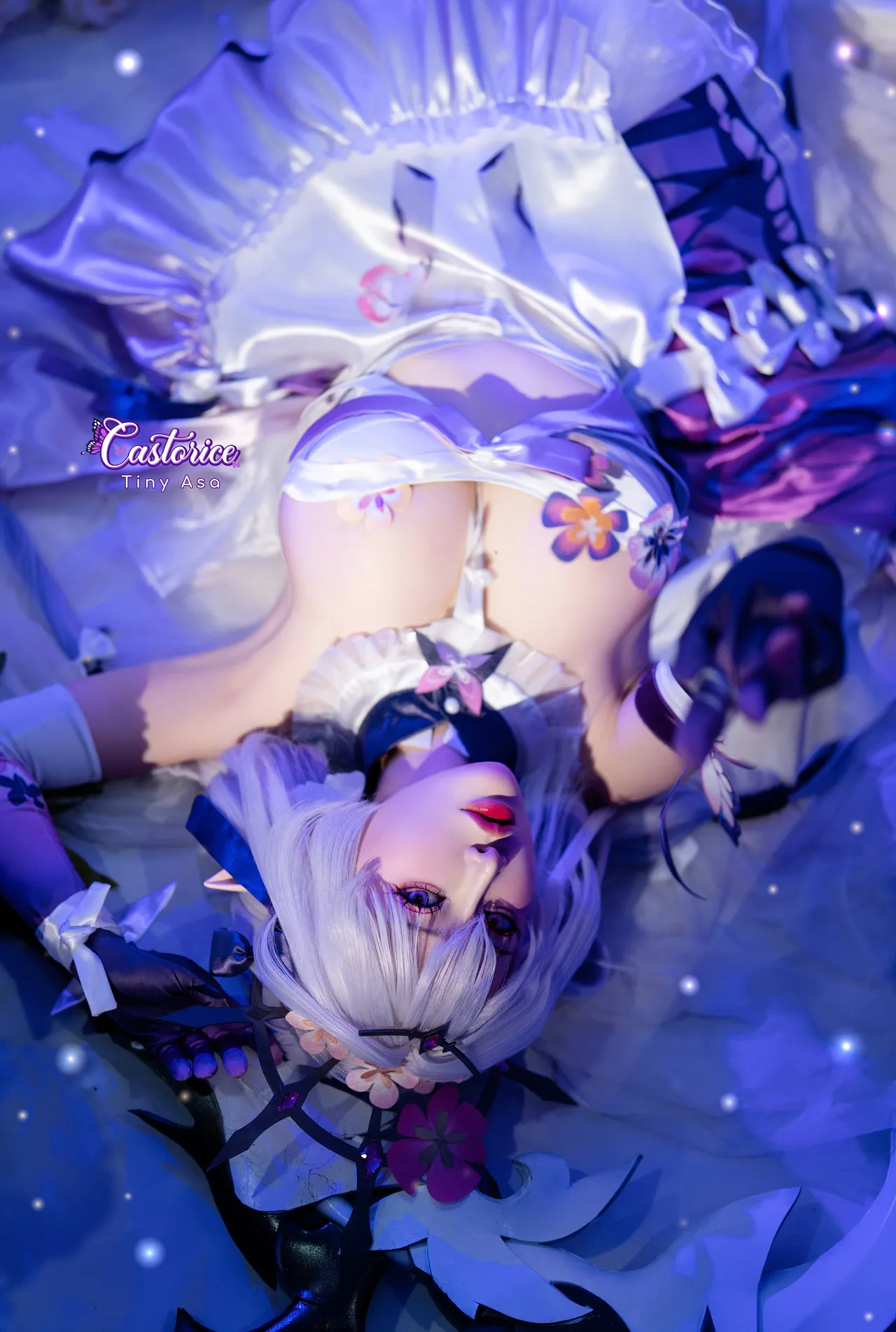 Tiny Asa アサ (tiny.asababy) cosplay Castorice - HonkaiStar Rail-erohere6.webp